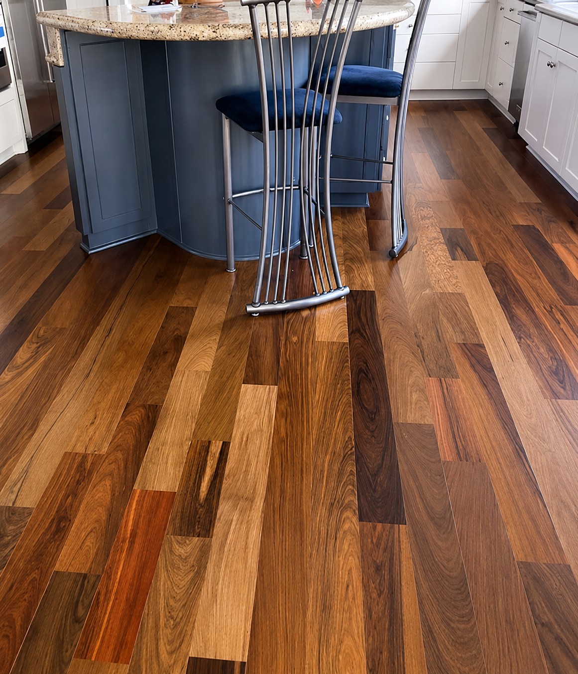 Brazilian hardwood kitchen floor Denver Colorado